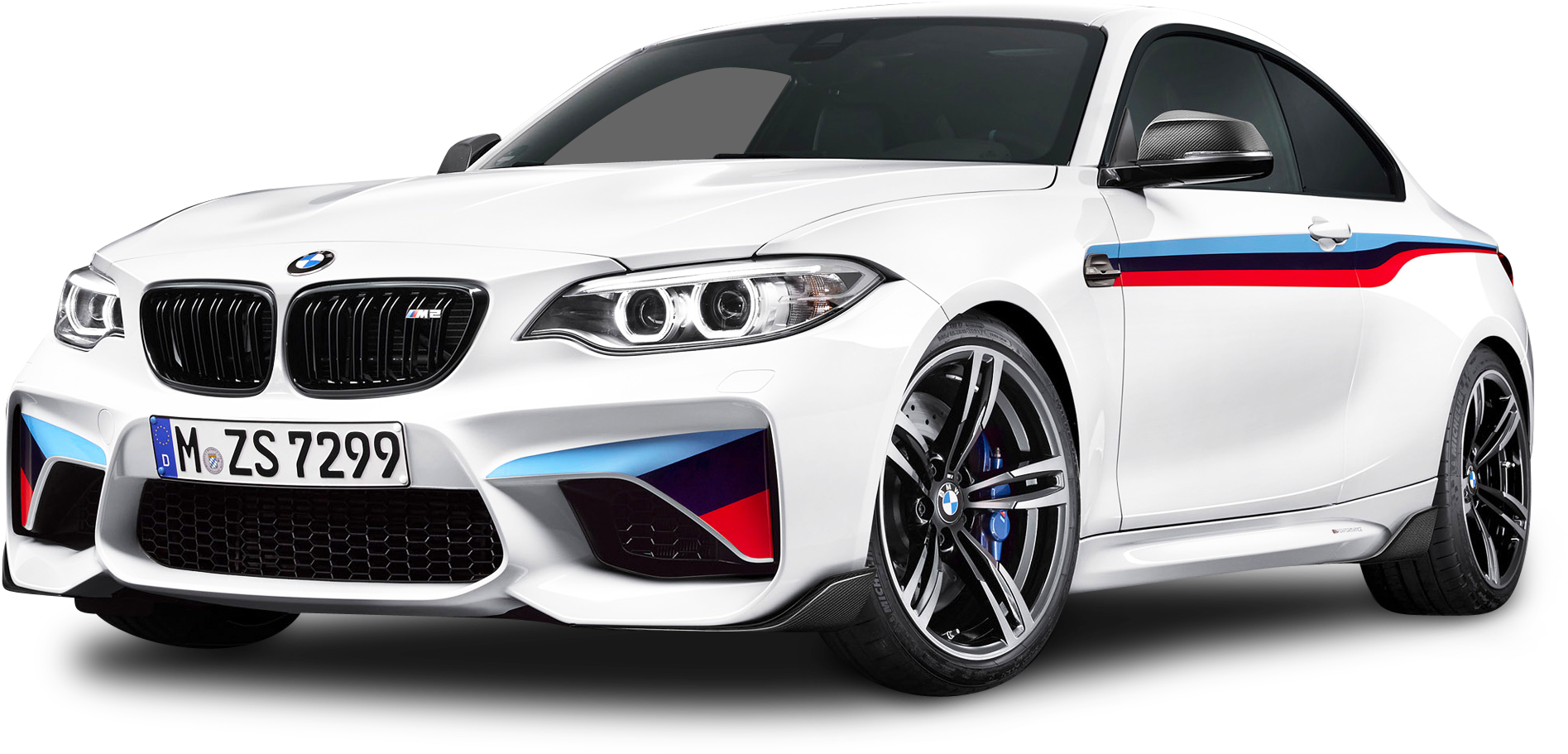 white BMW